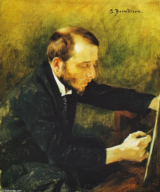 Eero Järnefelt - Ritratto di Gunnar Berndtson Pittore, Galleria Nazionale Finlandese